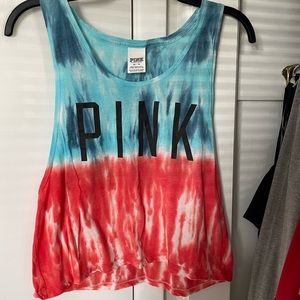 ❌❌SOLD! Tie dye PINK tank ❌❌SOLD!